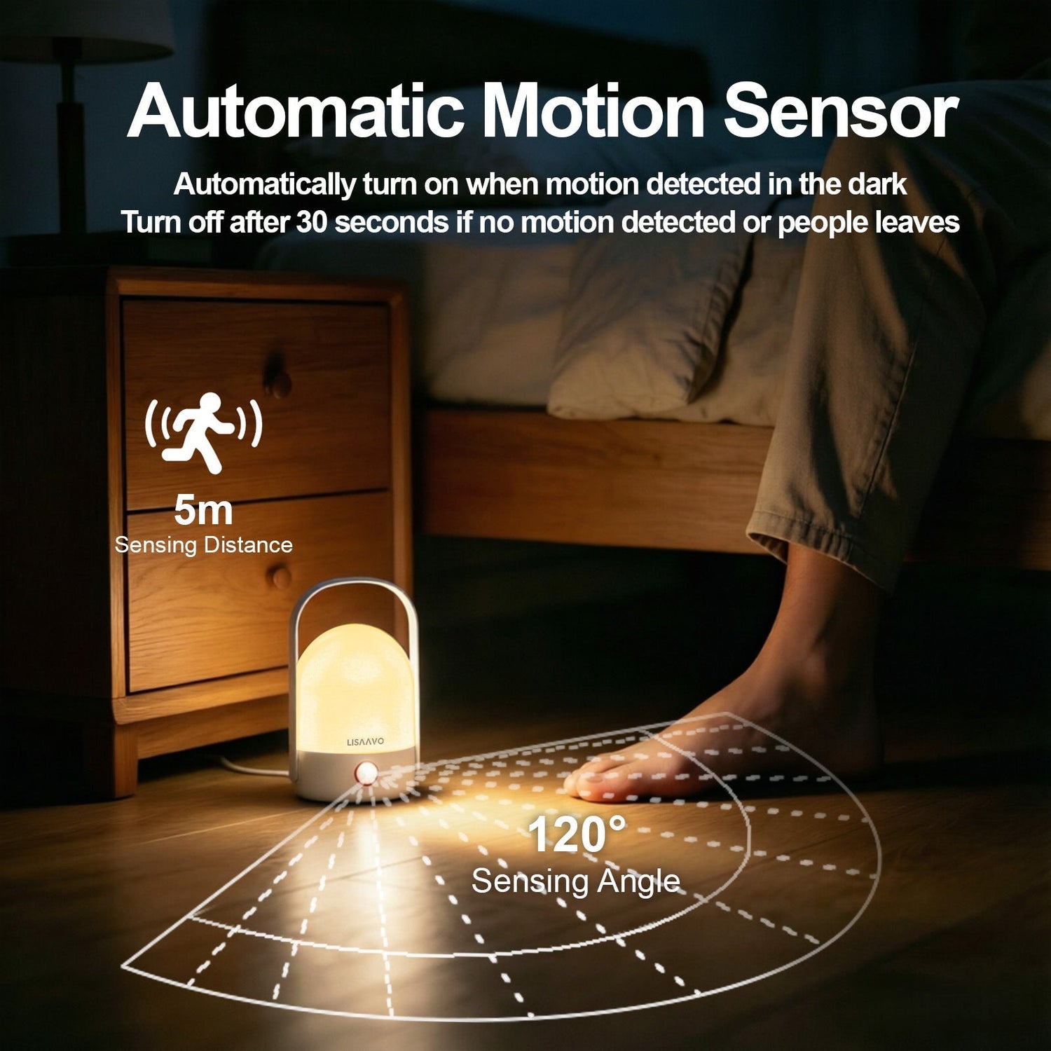 Light Up Your Space with the LISAAVO Portable Touch Lamp