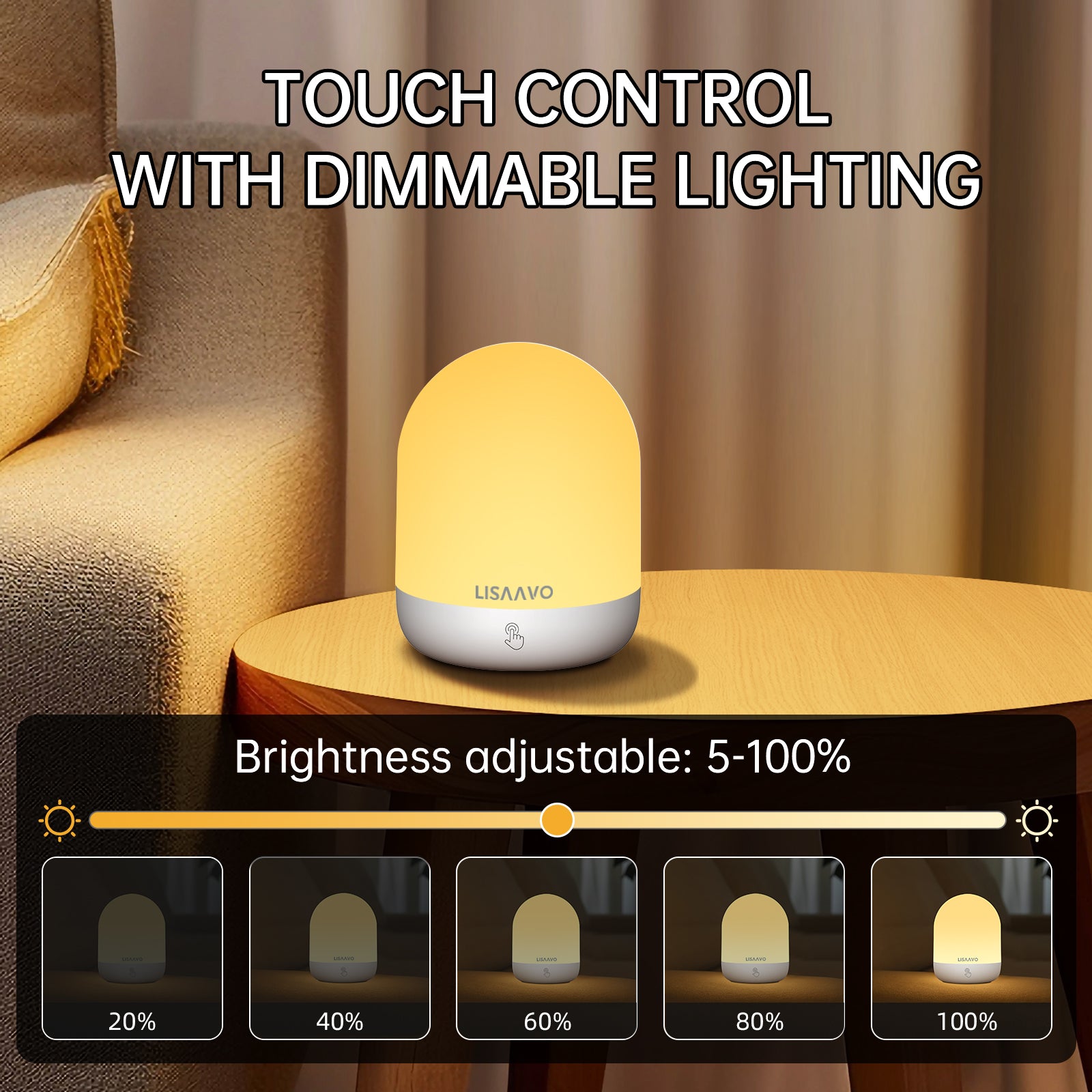 Touch Lamp ( Rainbow Version )