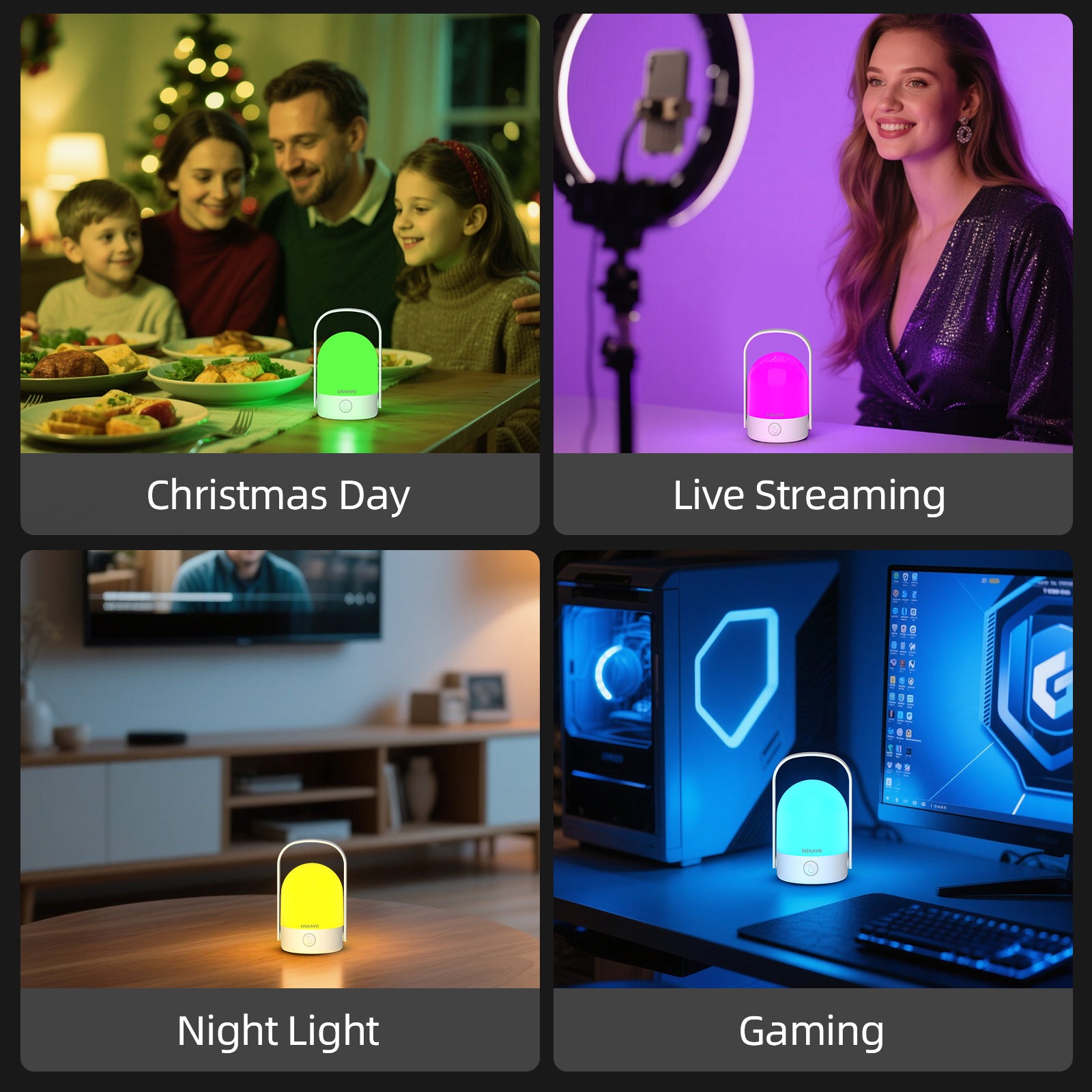 Portable Lamp ( Rainbow Version )